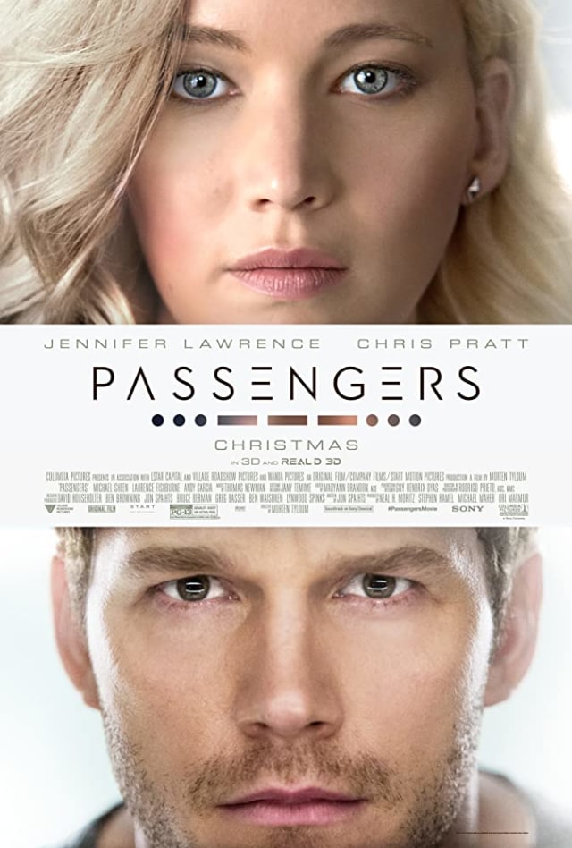Poster film Passengers. Dok: IMDb