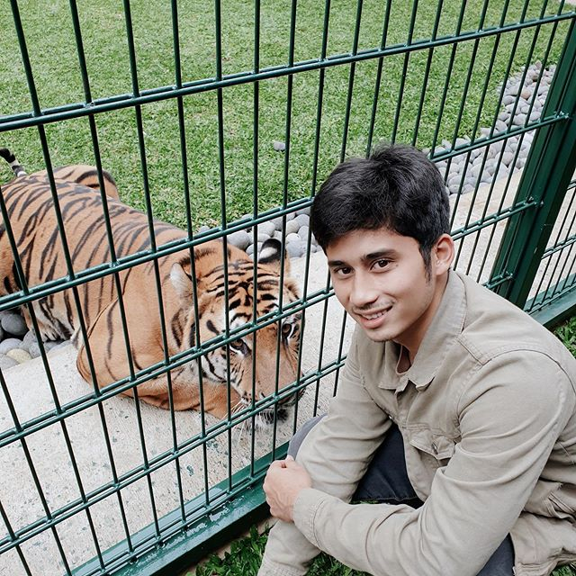 Alshad Ahmad dan harimau miliknya, Eshan Foto: Instagram @alshadahmad