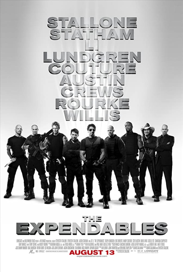 Poster film The Expendables. Dok: IMDb