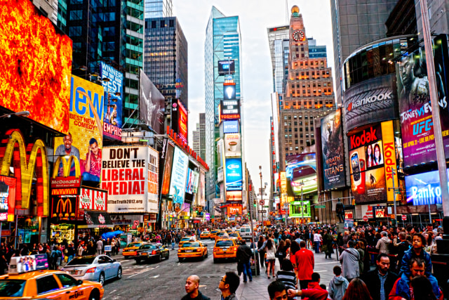 Time Square di New York, Amerika Serikat Foto: Shutter Stock
