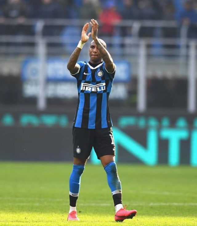 Ashley Young berseragam Inter Milan. Foto: Sosial Media Young.