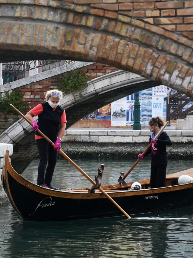 Bobot Turis Makin Gemuk, Gondola di Kanal Venesia Kurangi Jumlah Penumpang (22680)
