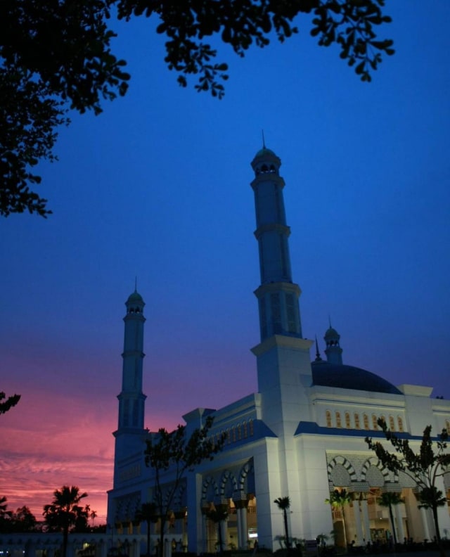 Masjid Raya Mujahidin Pontianak. Foto: Leo Prima/Hi!Pontianak