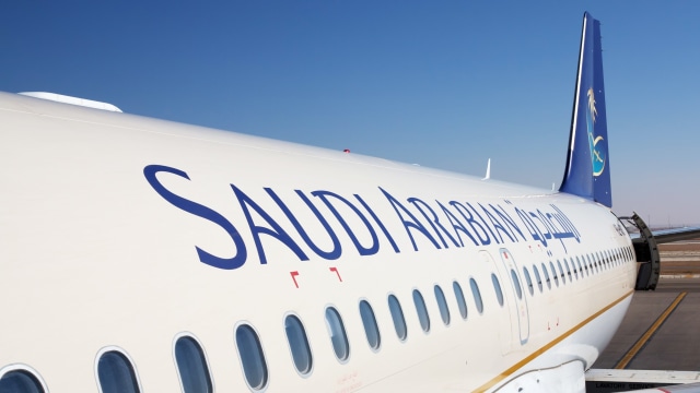 Ilustrasi Saudi Arabian Airlines. Foto: Shutterstock