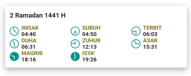 Jadwal Imsak Dan Buka Puasa Samarinda Sabtu 25 April 2020 Kumparan 