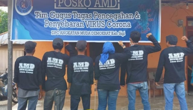 Angkatan Muda Demokrat (AMD) Sulawesi Tengah. Foto: AMD Sulteng