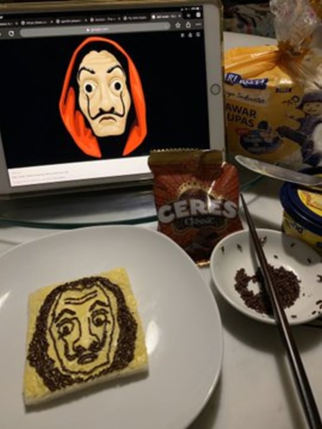 Rajin Banget! 10 Kreasi Menghias Roti Tawar dengan Meses yang Viral di Twitter (11343)