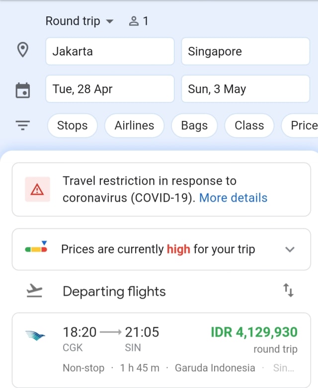 Harga tiket pesawat malaysia jakarta