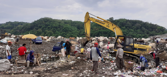 Suasana TPST Piyungan. Foto: Erfanto.