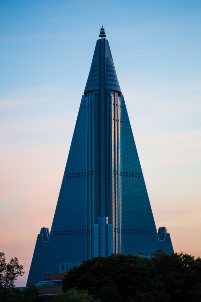 Hotel Ryugyong di Korea Utara Foto: Shutter Stock