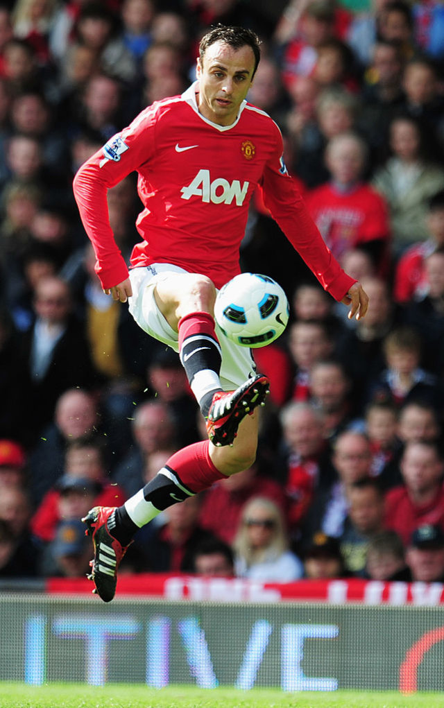 Dimitar Berbatov bermain untuk Manchester United. Foto: Getty Images