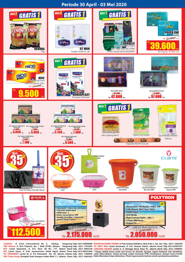 4 Katalog Supermarket Untuk Belanja Kebutuhan Keluarga Periode 30 April 4 Mei Kumparan Com