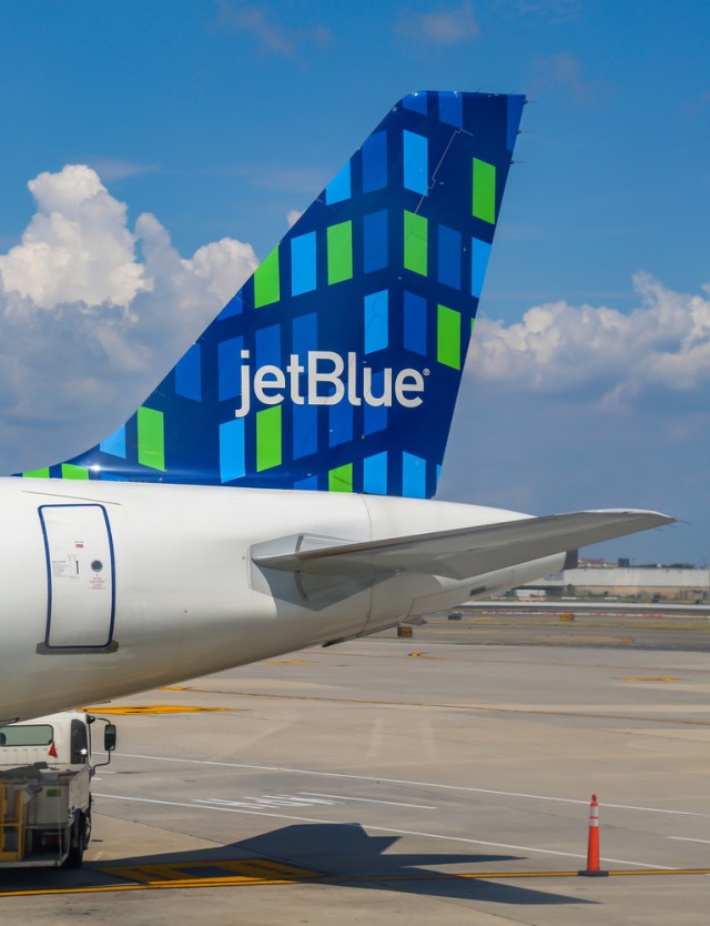 Maskapai penerbangan asal Amerika Serikat JetBlue Foto: Shutter Stock