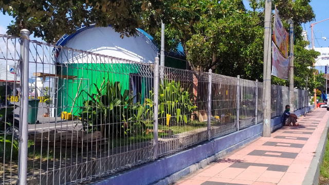 Suasana Pelabuhan Gilimanuk terasa lengang saat musim.mudik lebaran tahun ini ' ACH