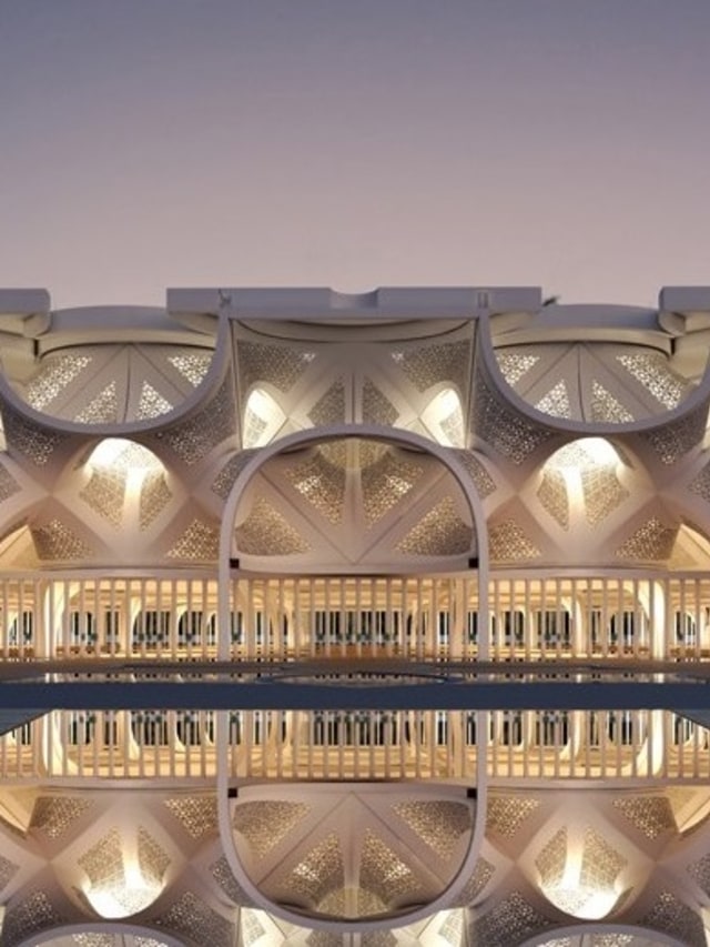 Masjid cahaya di Dubai.
 Foto: Dok. Nudes