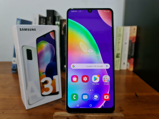 Samsung Galaxy A31 Foto: Astrid Rahadiani Putri/kumparan