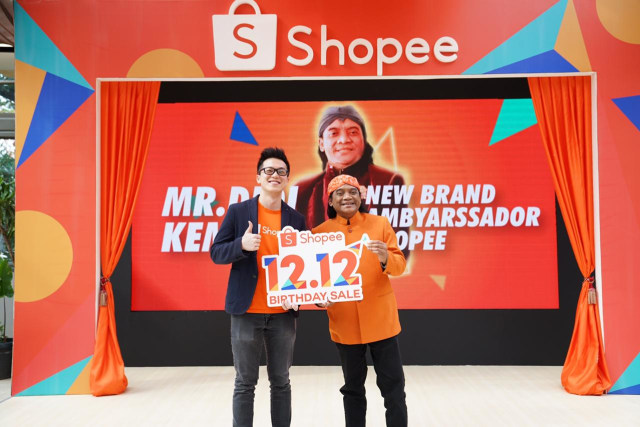 Didi Kempot menjadi brand ambyarssador Shopee sejak Desember 2019. Foto: Shopee