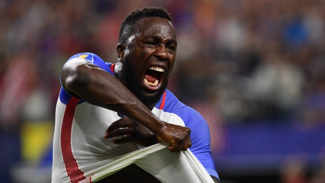 Penyerang Timnas Amerika Serikat, Jozy Altidore di Piala Emas 2017. Foto: AFP/Nicholas Kamm