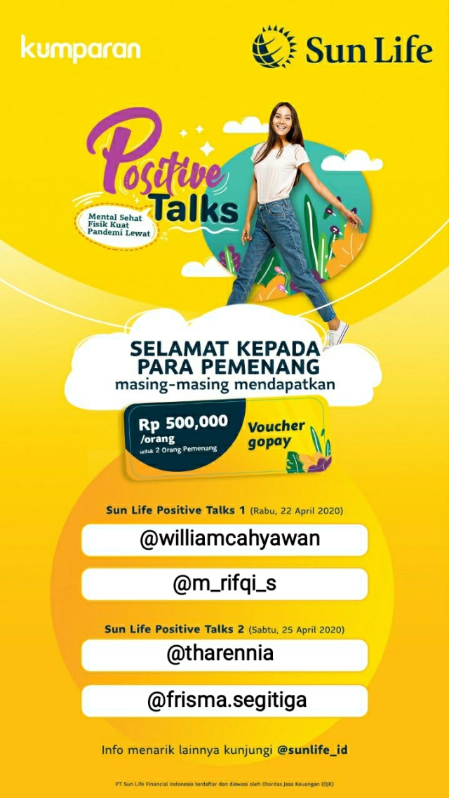 Pemenang kuis sun life