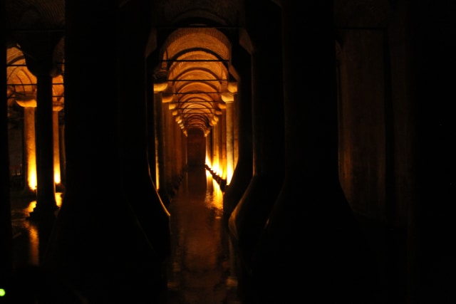 Turki Basilica Cistern. dok, pribadi