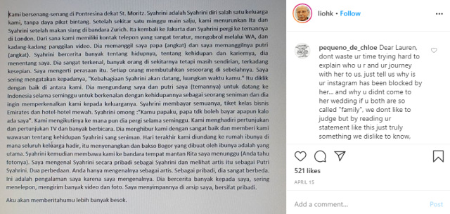 Heboh! Syahrini Ternyata Punya Ayah Angkat Bule (53615)