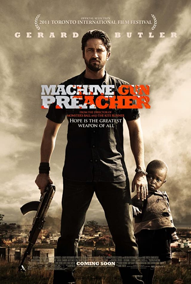 Poster film Machine Gun Preacher. Dok: IMDb