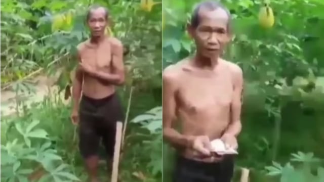 Curi Singkong karena Kelaparan, Kakek Ini Malah Diberi Uang oleh Pemilik Kebun (410)