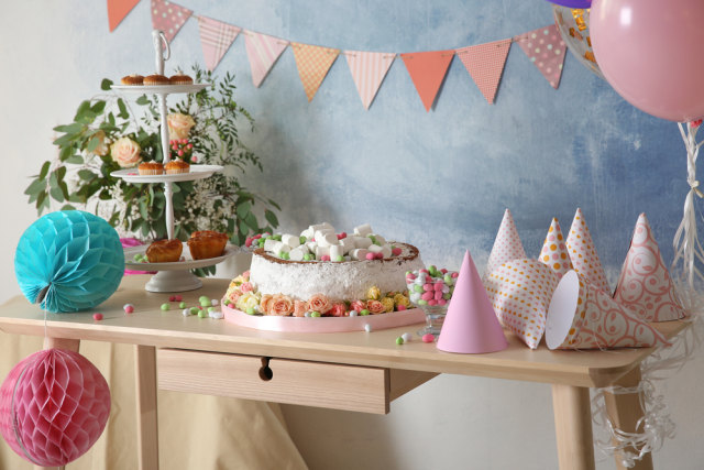 Ilustrasi menghias birthday corner di rumah Foto: dok.Shutterstock