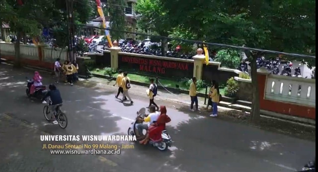 Universitas Wisnuwardhana Malang tampak depan. Foto: dokumen.