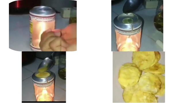 Lilin dan Kaleng Bisa Jadi Alat untuk Buat Telur Mini ala Anak Kos (30726)