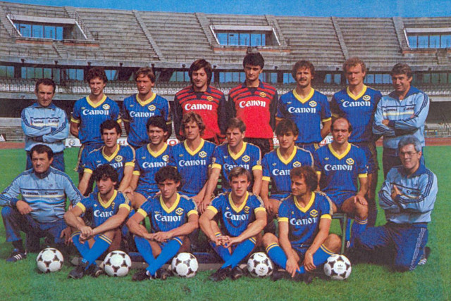 Skuat Verona musim 1984/85. Foto: Wikimedia Commons