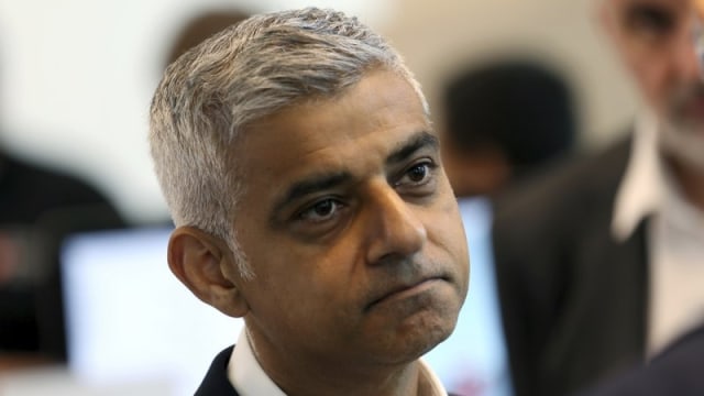 Sadiq Khan, Walikota London. Foto: AP/Robert Stevens