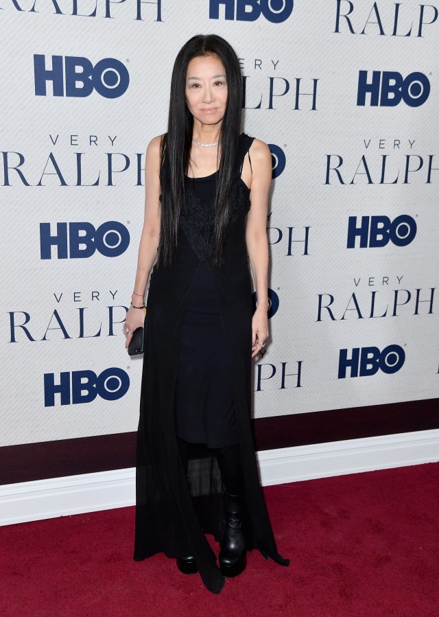 Perancang busana Vera Wang menghadiri pemutaran perdana film Dokumenter HBO "Very Ralph" di The Metropolitan Museum of Art di New York. Foto: AFP/ANGELA WEISS