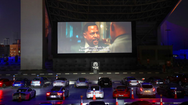 Bioskop drive-in di Dubai