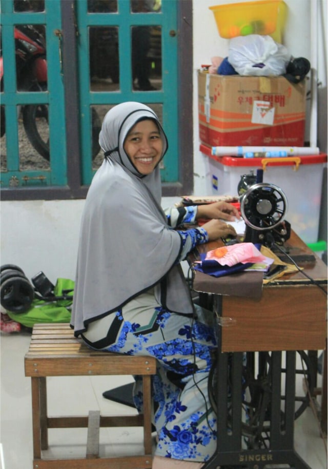 Rahmiana, Ketua Komunitas 3R di Aceh. 