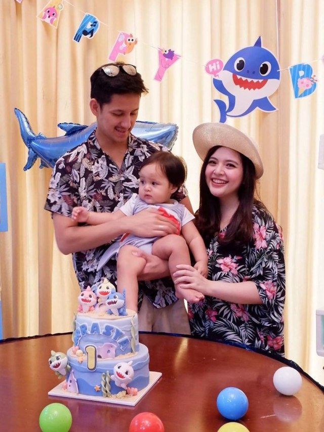 Anak Tasya Kamila ulang tahun yang pertama. Foto: Instagram/@tasyakamila