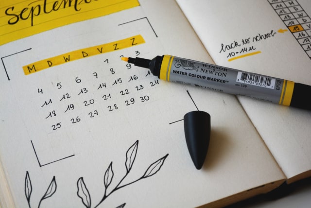 Kalender. Foto: Unsplash