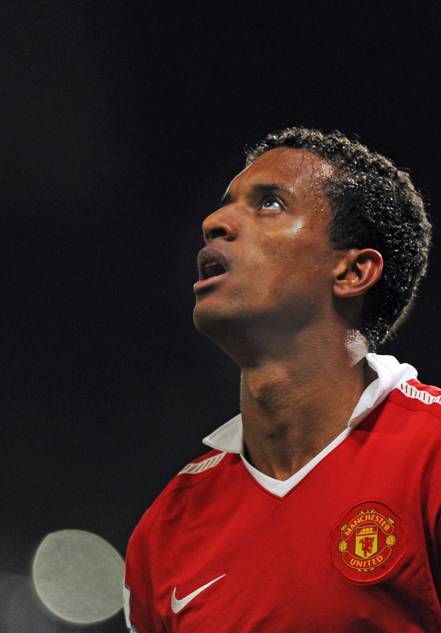 Nani saat membela Manchester United di musim 2010/11. Foto: AFP/Adrian Dennis