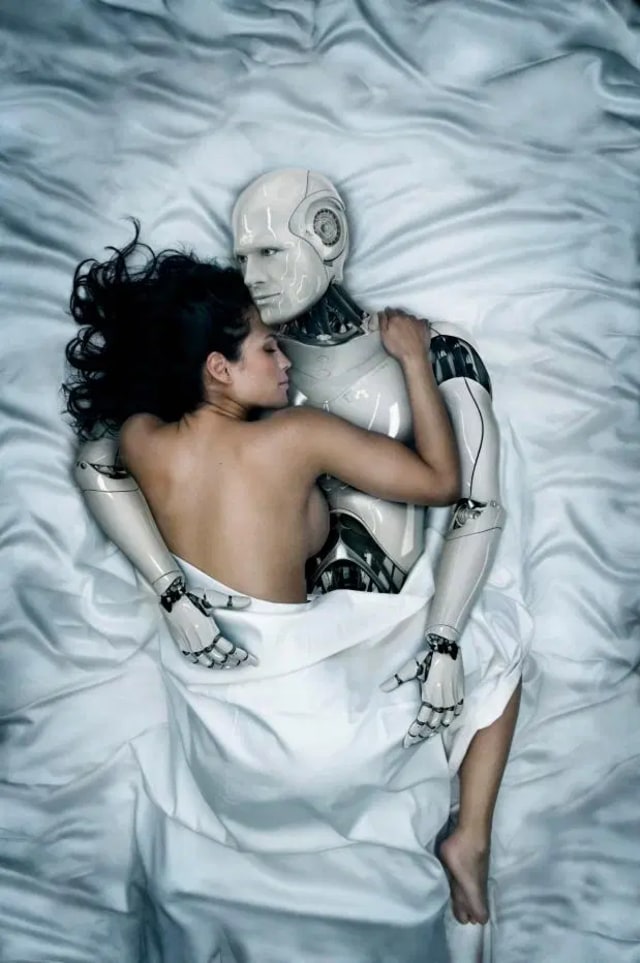 Ilustrasi jatuh cinta dan menikah dengan robot. Foto: Corbis