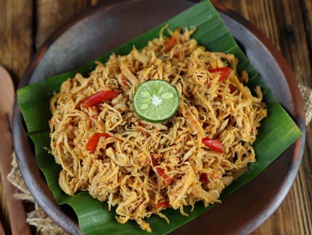 Ilustasri ayam suwir. Foto: Shutterstock