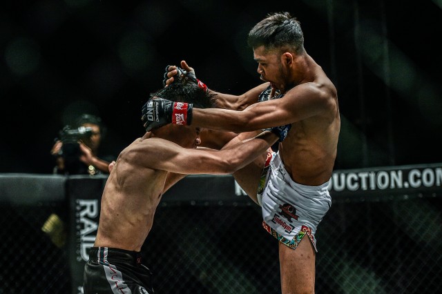 "Zenwalk" Adi Paryanto saat berlaga di Jakarta dalam ajang ONE: DAWN OF VALOR (ONE Championship)