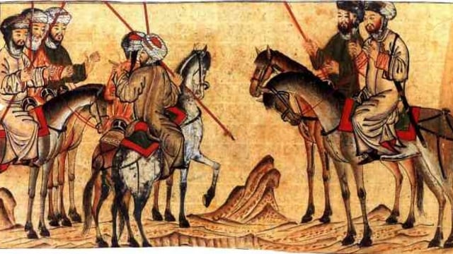 Ilustrasi perang Badar. Foto: Wikimedia Commons