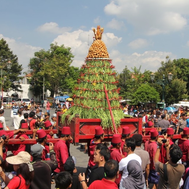 Tradisi Grebeg Syawal di Yogyakarta Foto: Shutter Stock