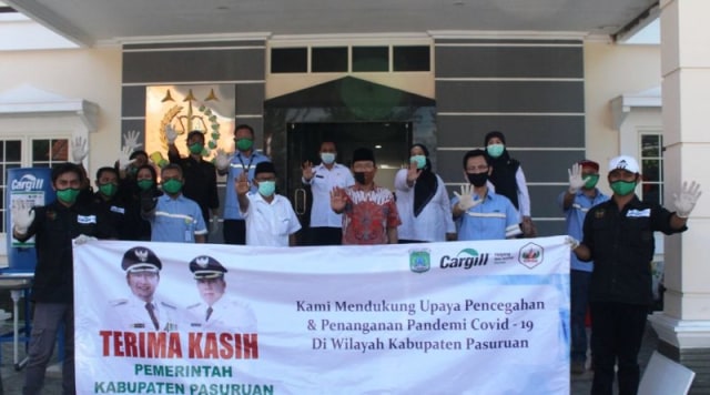 Aksi Nyata Cargill Dukung Pemkab Pasuruan Lindungi Masyarakat dari Covid- 19