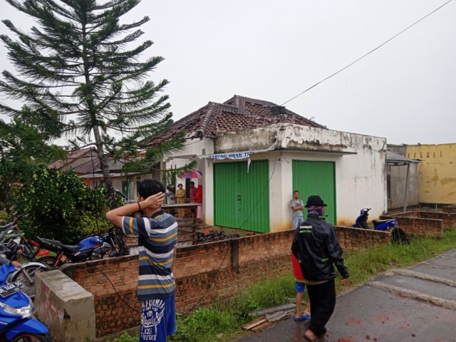 Situasi pasca puting beliung di Tulang Bawang, Rabu (20/5) sore | Foto: Istimewa