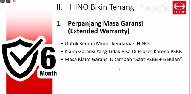 Jamin Layanan Purnajual, Hino Perpanjang Masa Garansi Bus-Truk hingga 6 Bulan (346268)
