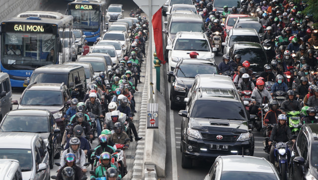 Ilustrasi kemacetan Jakarta. Foto: Nugroho Sejati/kumparan