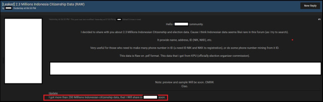 Hacker mengumbar 2,3 juta data DPT Pemilu 2014