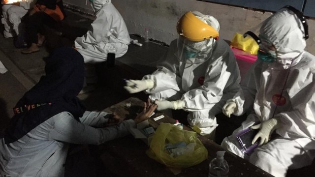 Gugus Tugas Penanganan COVID-19 Kota Semarang melakukan RDT
