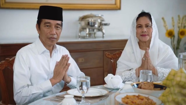Presiden Joko Widodo ucapkan Selamat Idulfitri. Foto: Dok. Biro Pers Sekretariat Presiden